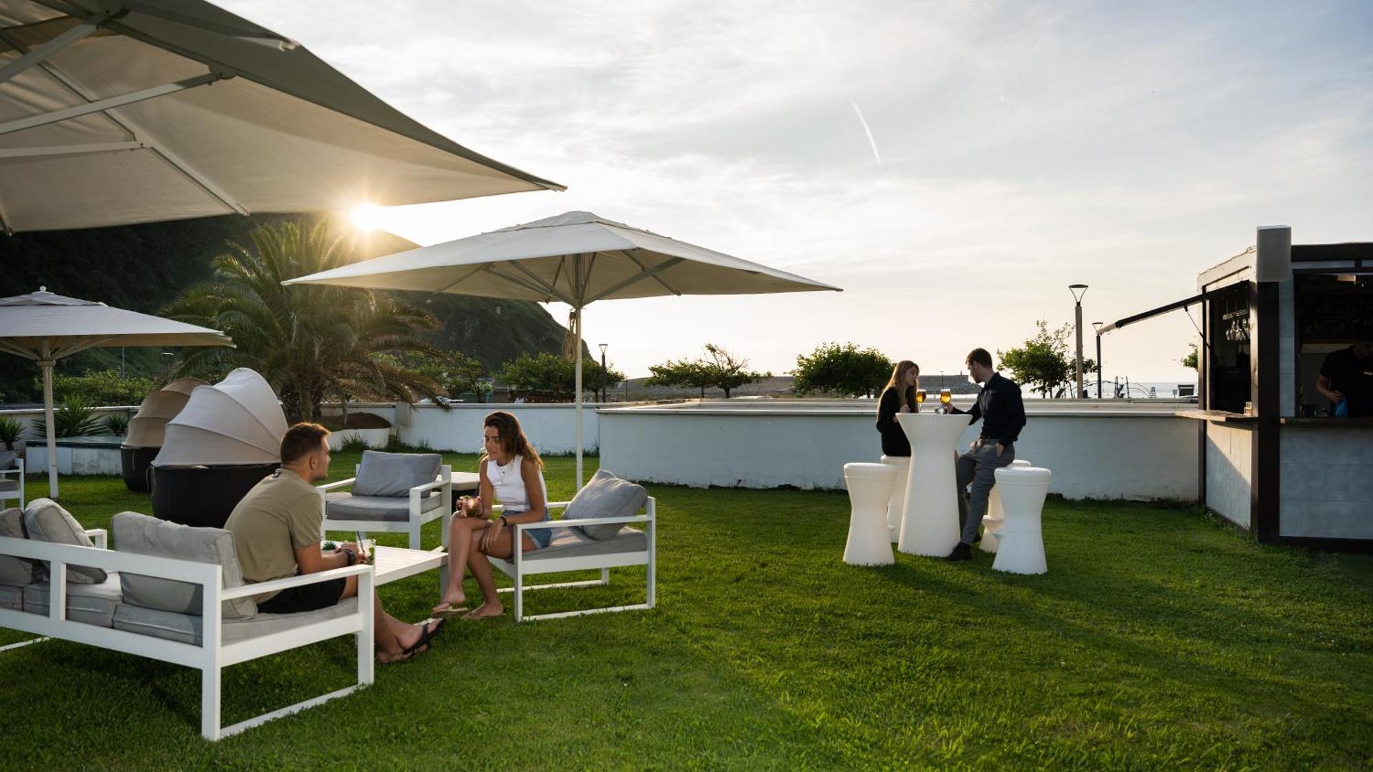 Hotel & Thalasso Villa Antilla - Habitaciones Con Terraza - Thalasso Incluida Orio Bagian luar foto